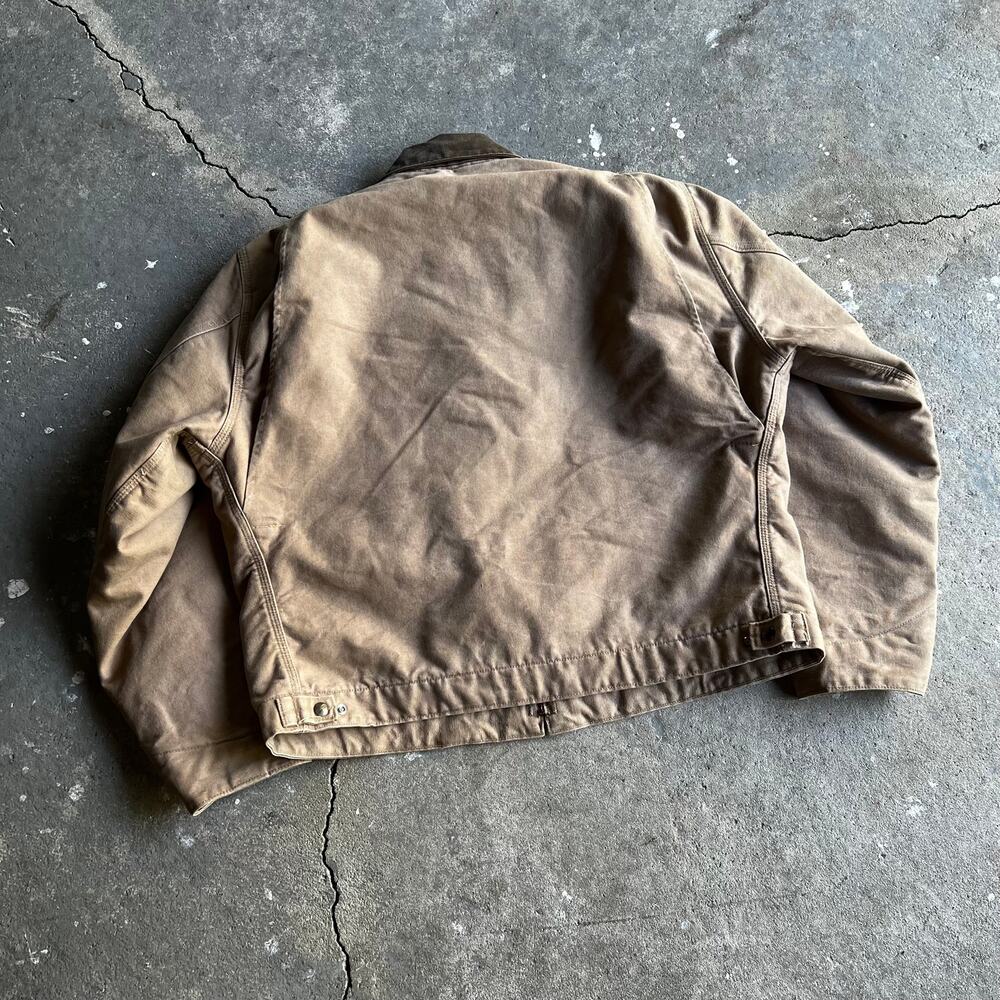 Carhartt J97 SDL light brown detroit work wear jacket - Picture 5 of 11